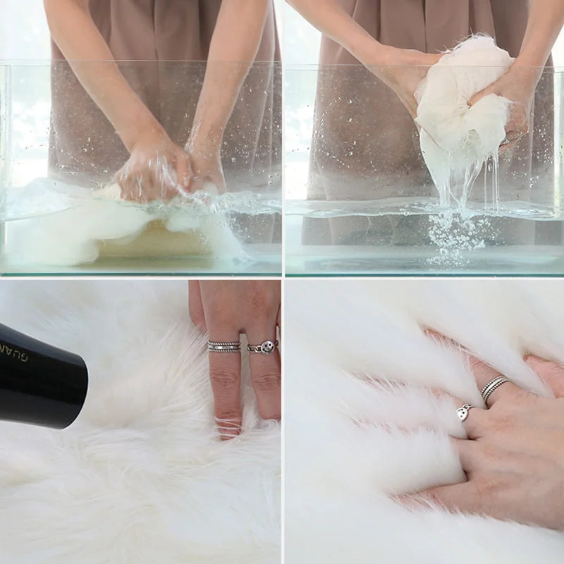 Novalyra - Imitation Sheepskin Plush Rug