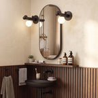Saguaro Helio Opal Globe Wall Sconce
