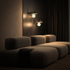 Saguaro Helio Opal Globe Wall Sconce