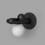 Saguaro Helio Opal Globe Wall Sconce
