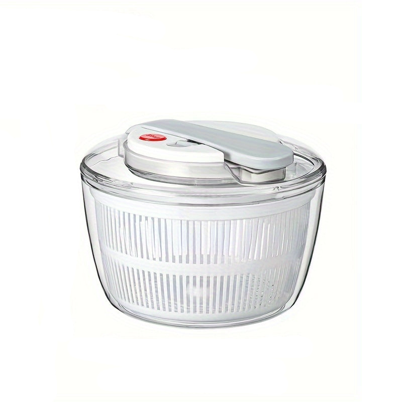 Salad Spinner Removable Colander Multipurpose Bowl Compact Design
