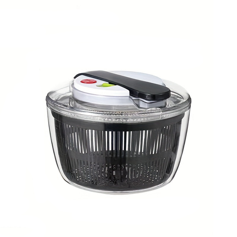 Salad Spinner Removable Colander Multipurpose Bowl Compact Design