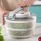 Salad Spinner Removable Colander Multipurpose Bowl Compact Design