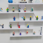 CollectorStyle: Modern Wall Shelves – Adjustable, Sturdy & Floating for Figures, Building Blocks & Collectibles in the Living Room