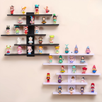 CollectorStyle: Modern Wall Shelves – Adjustable, Sturdy & Floating for Figures, Building Blocks & Collectibles in the Living Room