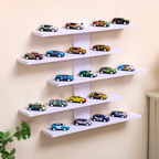 CollectorStyle: Modern Wall Shelves – Adjustable, Sturdy & Floating for Figures, Building Blocks & Collectibles in the Living Room