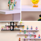 CollectorStyle: Modern Wall Shelves – Adjustable, Sturdy & Floating for Figures, Building Blocks & Collectibles in the Living Room