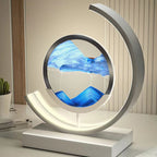 SandLumen: Moving Sand Picture Table Lamp with LED Lighting