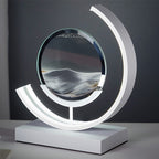 SandLumen: Moving Sand Picture Table Lamp with LED Lighting