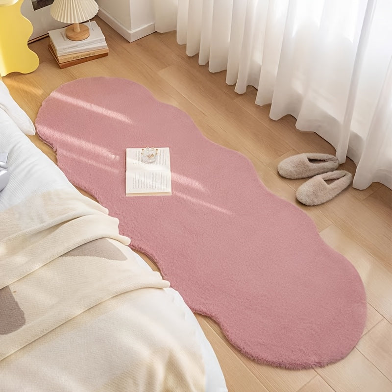 GentleSpace: Modern Polygonal Plush Carpet – Ideal for Office, Bedroom & Indoor Decor