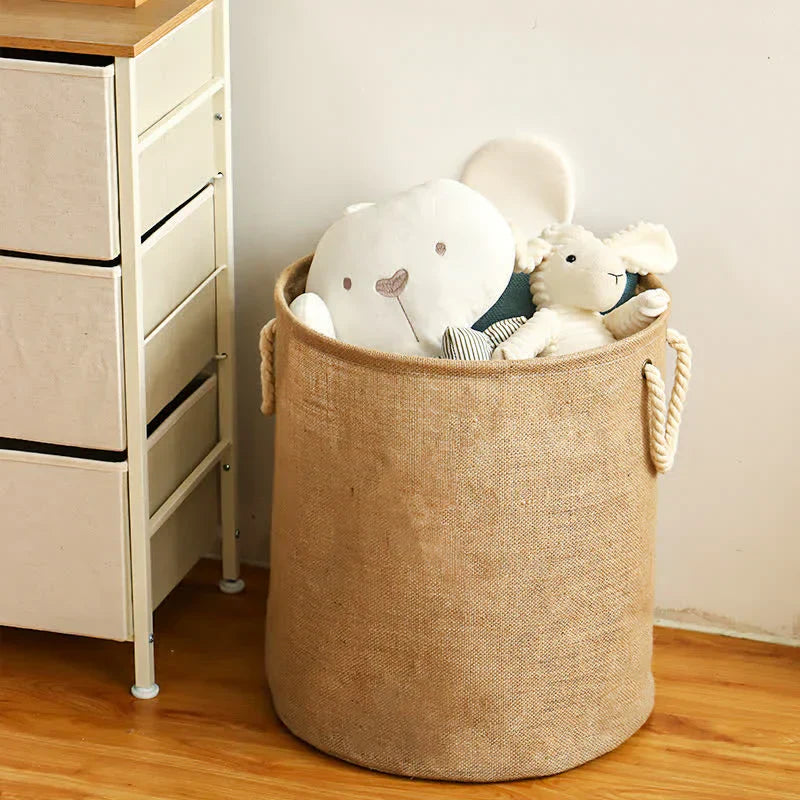 SauberLeichtigkeit: Compact Laundry Basket – Waterproof, Lightweight & Ideal for Laundry, Towels & Toys