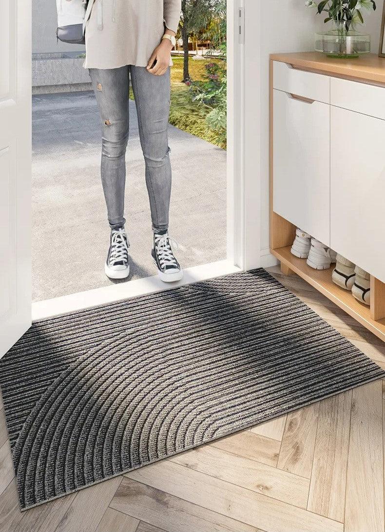 SaubererWeg: Durable PVC Doormats with Secure Grip – for Apartment & Hallway