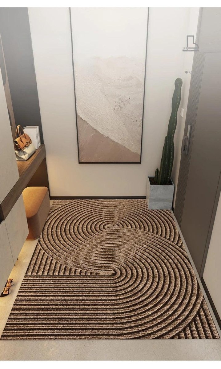 SaubererWeg: Durable PVC Doormats with Secure Grip – for Apartment & Hallway