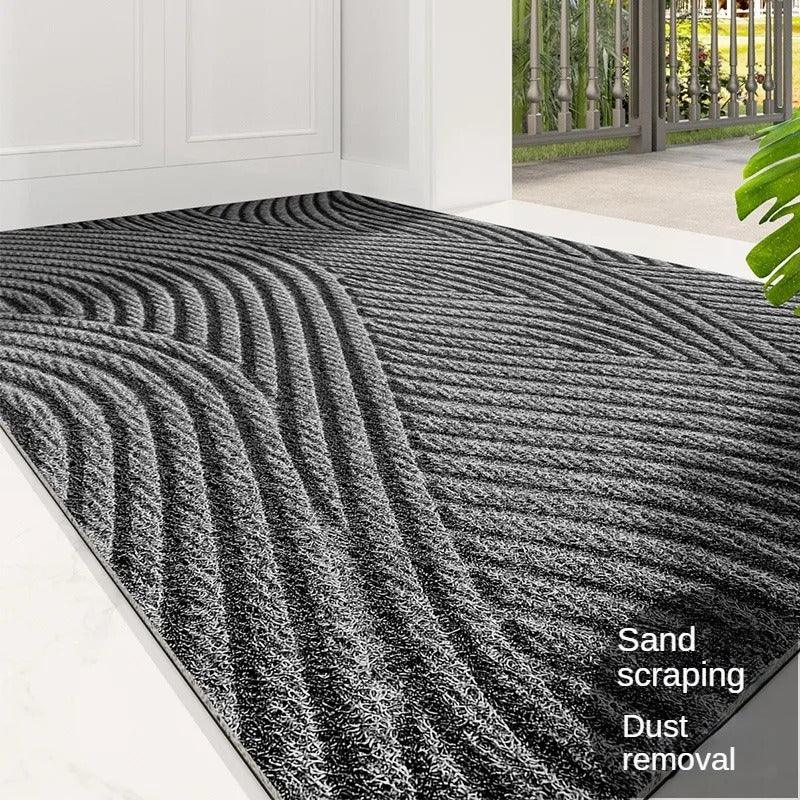 SaubererWeg: Durable PVC Doormats with Secure Grip – for Apartment & Hallway