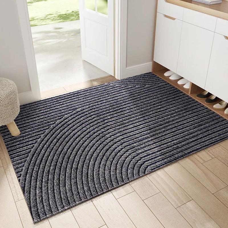 SaubererWeg: Durable PVC Doormats with Secure Grip – for Apartment & Hallway
