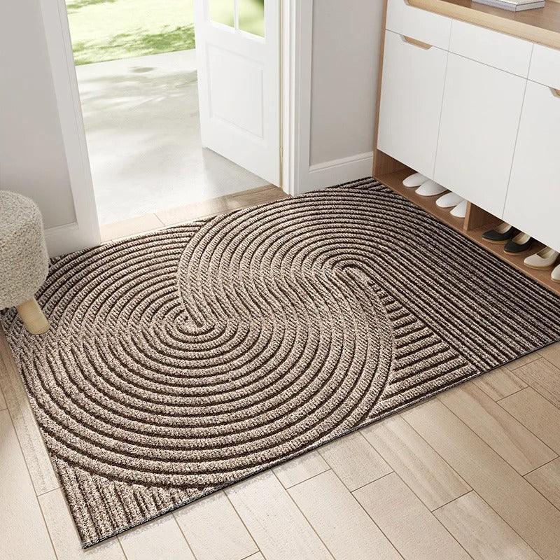 SaubererWeg: Durable PVC Doormats with Secure Grip – for Apartment & Hallway
