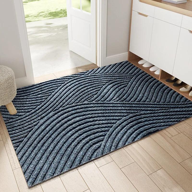 SaubererWeg: Durable PVC Doormats with Secure Grip – for Apartment & Hallway