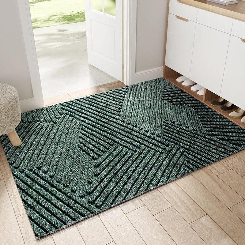 SaubererWeg: Durable PVC Doormats with Secure Grip – for Apartment & Hallway
