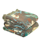 Savanna Dream: Cotton blankets made of cotton with reversible function & distinctive pattern – for bedroom & lounge