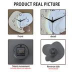 Belo Wall Clock | Silent Quartz Movement, Modern Minimalist Design