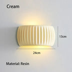 Bello Wall Lamp | Textured Resin, Up & Down Lighting