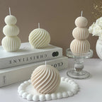 Auralithis - Creative Geometric Scented Candle Golf Ball Design Decoration