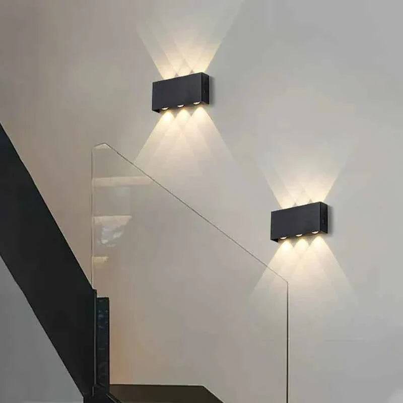Belo Wall Lamp | Wireless Touch Control, Wood-Grain Design