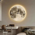 Luna LED Wall Clock | Ambient Glow, Silent Quartz Movement