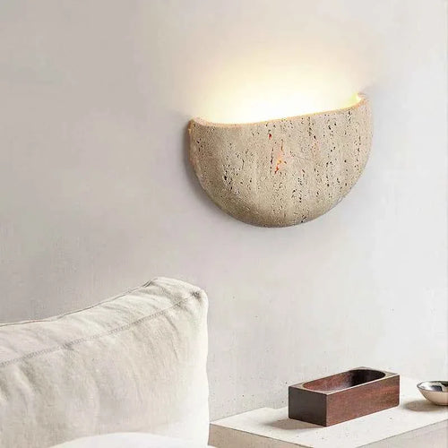 Bento LED Wall Lamp | Travertine, G9 LED Bulb Included