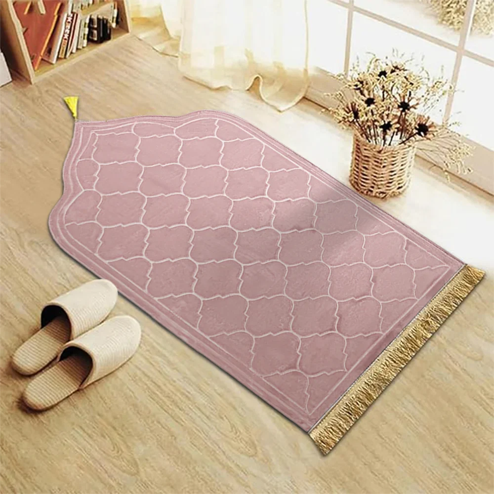 Zareen - Thick Prayer Mat Non-Slip Soft Flannel Mat