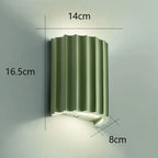 Belo Resin Wall Lamp | Ribbed Design, Soft Ambient Lighting
