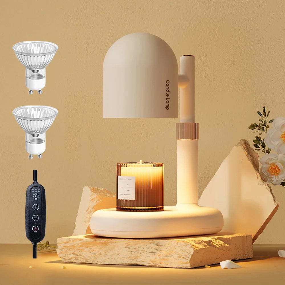 Lumanza - Adjustable Scented Candle Warmer with Halogen Lamp