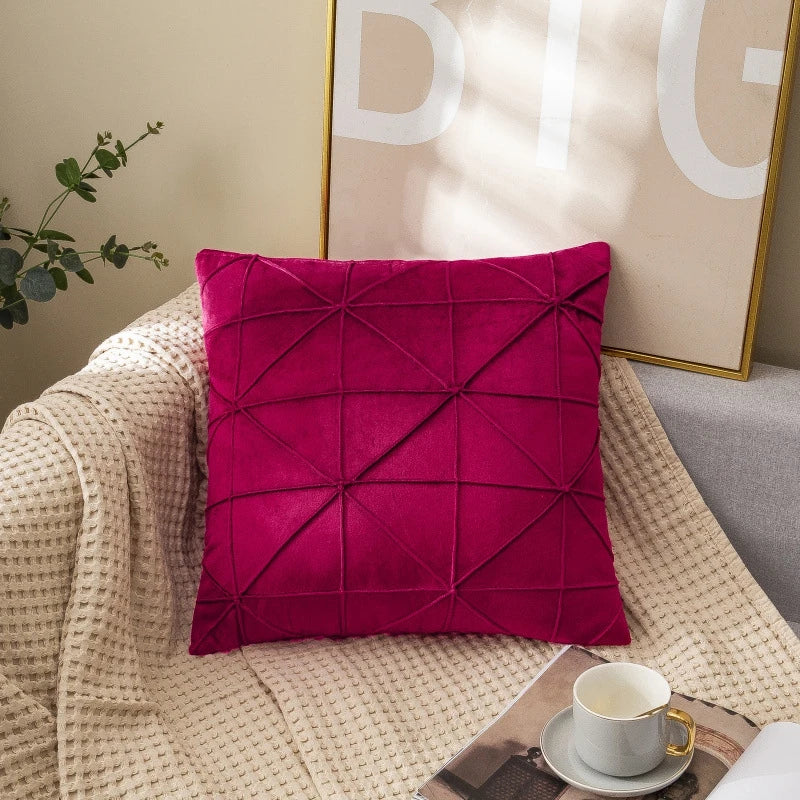 Veltrena - Velvet Decorative Pillow Cover