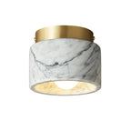 Bello Ceiling Light | Genuine Marble & Brushed Metal Finish
