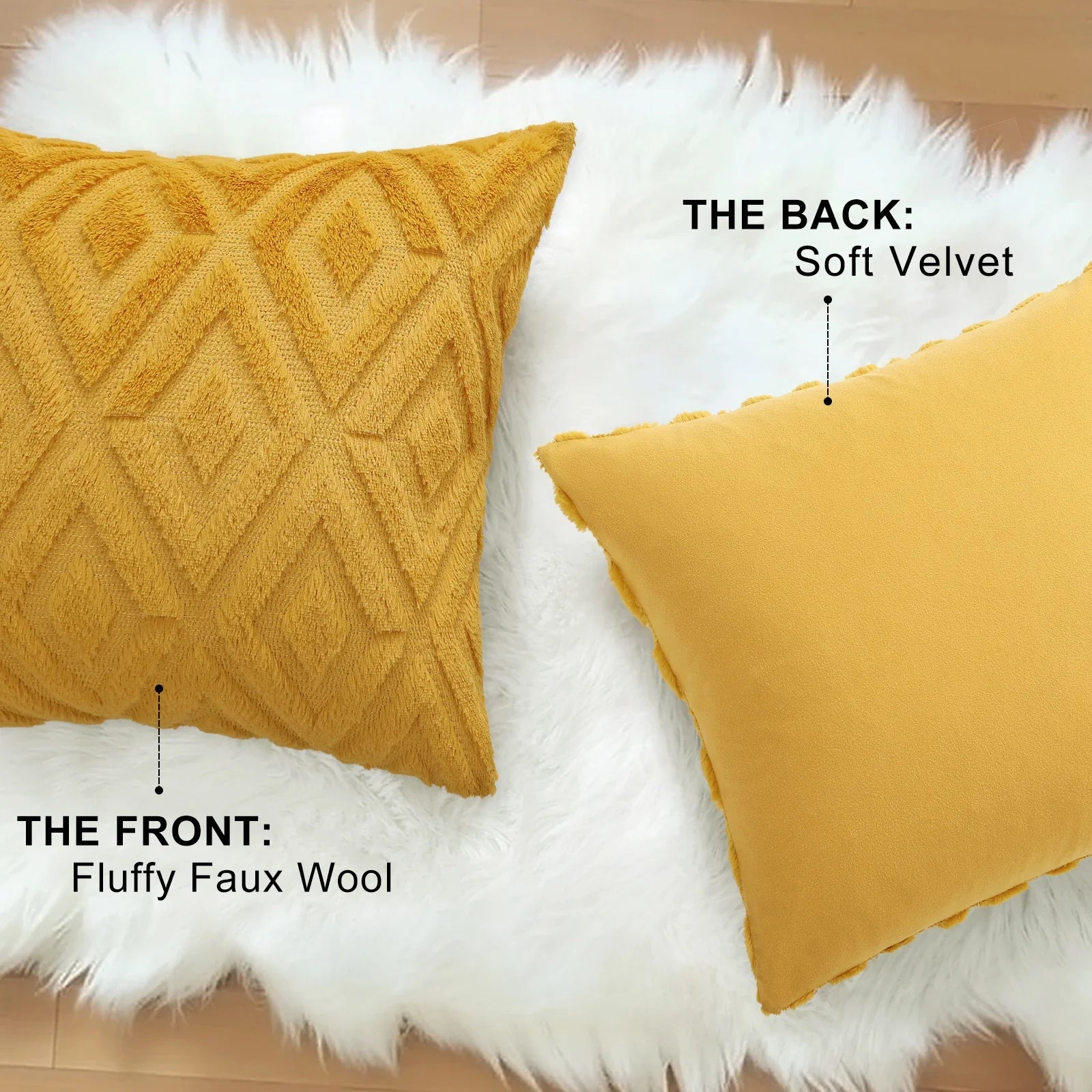 Elarina - Christmas Throw Pillow Decorative Cushion Set of 2