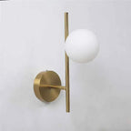 Bela Wall Light | Modern Dual-Globe, Gold Finish