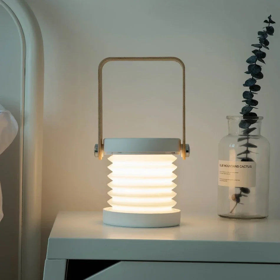 Belo Portable Lantern | 360° Adjustable Light, Touch Dimming