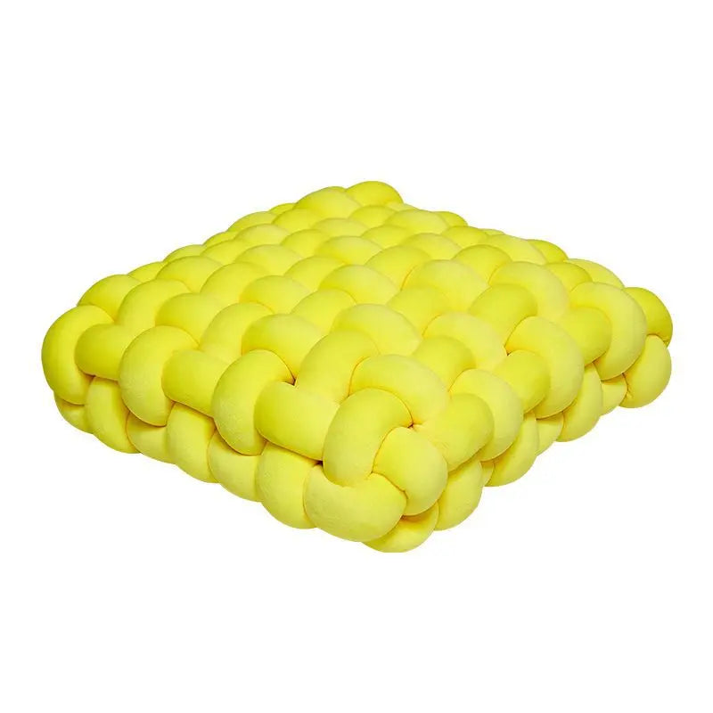 Alvèra – Woven Knot Decorative Pillow Square