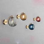 Bela Wall Lamp | Brass & Tinted Glass Design, Soft Ambient Glow