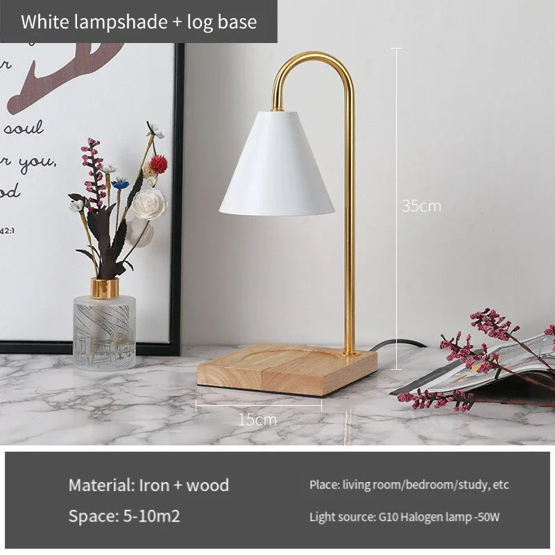 Lumora - Scent Therapy Table Lamp with Vintage Marble Appearance