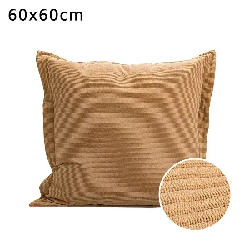Celestine – Knitted Decorative Pillow With Pom-Poms