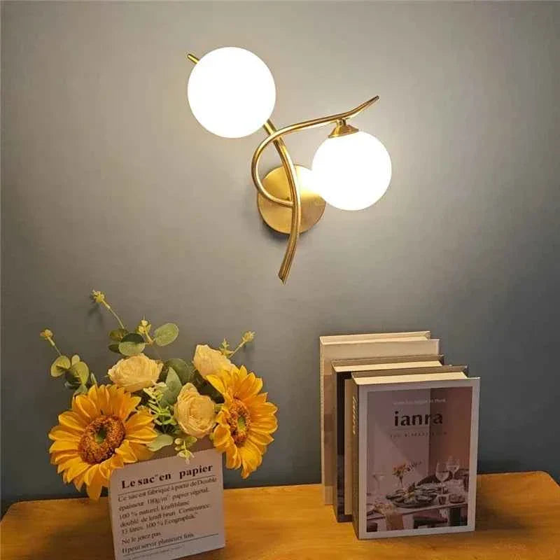 Luna Wall Light | Nordic Dual Globe, Warm Ambient Glow
