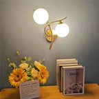 Luna Wall Light | Nordic Dual Globe, Warm Ambient Glow