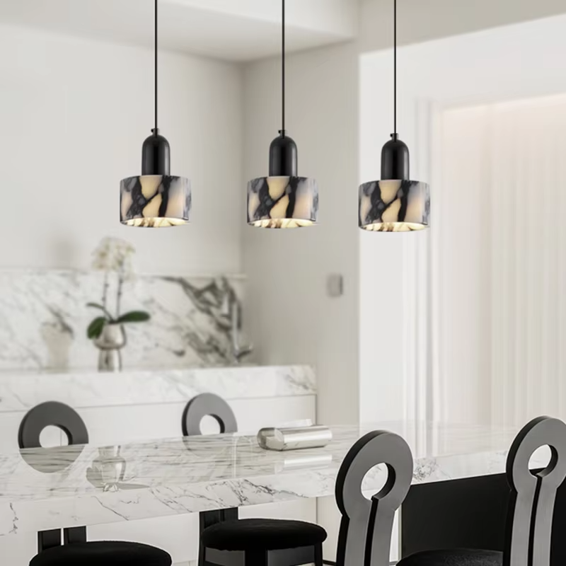 Kairo Hanglamp | Natuursteen, E27 Fitting
