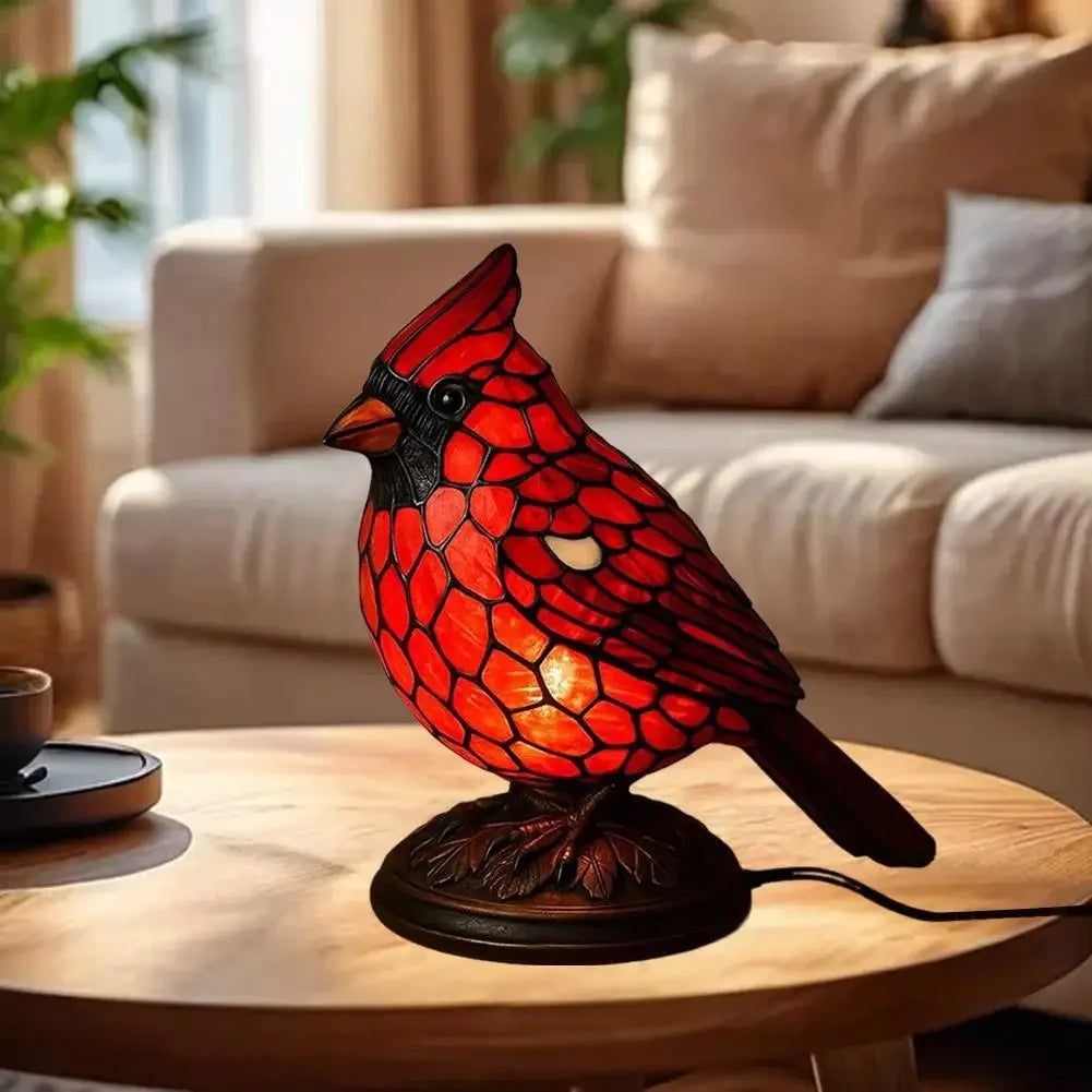 Averion - Red Bird Table Lamp