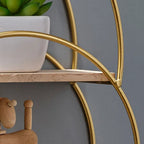 Decorative Wall Shelf, Wall Mounted, Multi Level, Display Shelf