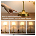 Aurelia - Wireless Table Lamp with Rechargeable Battery and Touch Brightness Control