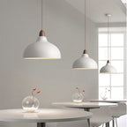 ScandiHolz: Scandinavian Pendant Light made of Wood & Metal – for Kitchen & Dining Area