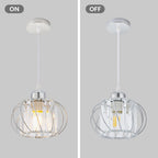 ScandiBall: Minimalist Pendant Light Glass Round – Elegant & Bright for Hallway & Living Room