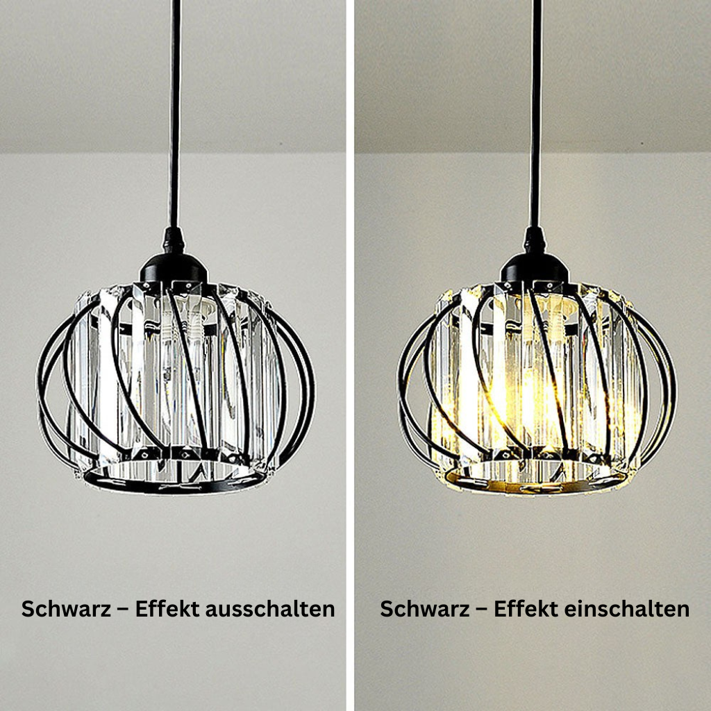 ScandiBall: Minimalist Pendant Light Glass Round – Elegant & Bright for Hallway & Living Room